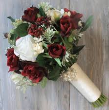 Burgundy Wedding Bouquet Burgundy Bouquet Christmas Bouquet Christmas Wedding Flowers Wedding Flowers Bridal Bouquets Neutral Wedding Flowers