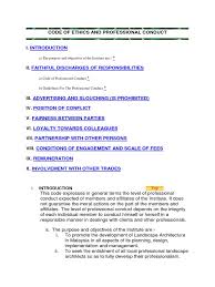 Follow a manual added link. Code Of Ethics And Professional Conduct Architect Landscape Architecture
