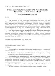 Pemeringkatan kepentingan 5 pemyataan hasrat pendidikan sejarah 4.3 jumlah guru sejarah yang memeringkatkan 3 pemyataan 162 dari 5 pemyataan hasrat yang telah dipilih pada peringkat awal. Https Media Neliti Com Media Publications 273923 Etika Berkomunikasi Guru Dan Peserta Did B0d2f57a Pdf