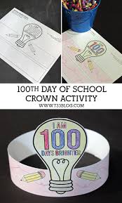 For this art project you'll need 100 Days Brighter Crown Activity Inspiration Made Simple