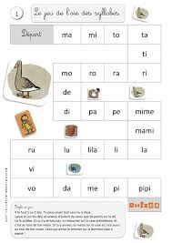 Jeux De L Oie Combinatoire Syllabique Jeux De Lecture Jeu De L Oie Immersion En Francais