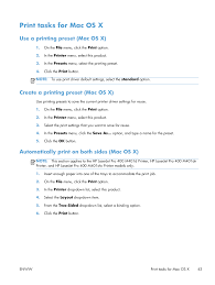 This version of windows running with the processor or chipsets used in this system has limited. Print Tasks For Mac Os X Use A Printing Preset Mac Os X Create A Printing Preset Mac Os X Hp Laserjet Pro 400 Printer M401 Series User Manual Page 55 148