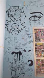 Graffiti doodles graffiti drawing graffiti alphabet cool art drawings pencil art drawings doodle drawings graffiti art doodle art easy drawings. Pin By Likusya On Ideas Hippie Painting Trippy Drawings Painting Art Projects