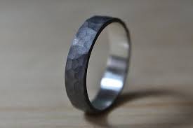 6mm Mens Black Hammered Wedding Band Ring Black Hammered Ring For Man Black Hammered Wedd Anillos De Compromiso De Plata Anillos De Boda Anillos Para Hombres