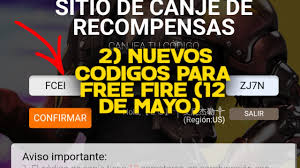 En esta nota te acercamos los códigos de free fire y te contamos cómo canjearlos online por premios exclusivos. 2 Nuevos Codigos Para Free Fire 12 De Mayo Codigos De Free Fire Funcionales Youtube