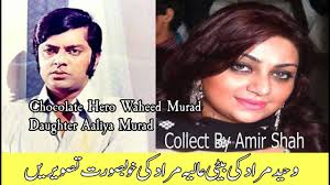 Chocolate Hero Waheed Murad Daughter Aaliya Murad