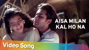 Aisa Milan Kal Ho Na Hameshaa 1997 Saif Ali Khan Kajol Hindi Romantic Song 90s Love Song Youtube