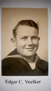 Edgar C. Voelker . . . Navy . . . Korea Edgar Carl Voelker was born April  11, 1931 the son of David and Lydia (Stuemke) Voelker of West Township in  Effingham