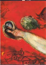 Hong cheon ki also has a beautiful. Chagall Lovers In The Red Sky Partial Marc Chagall Chagall Paintings Chagall