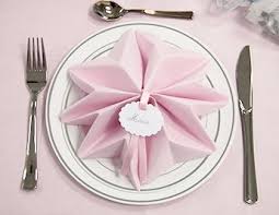 1/ la fleur de lotus. Pliage De Serviettes Serviette En Papier Presentation Decoration De Table Vaissellejetable Fr