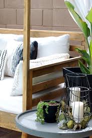 Throw on your pjs, cozy up with a good book and get to stitching. Diy Outdoor Daybed A Hint Of Home