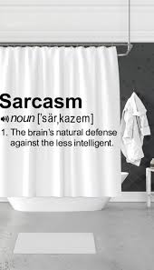 Sarcasm Noun Funny Shower Curtain Funny Shower Curtains Diy Bathroom Remodel Shower Remodel