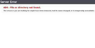 Server Error 404 – File or directory not found – When accessing Remote Web  Access | techspeeder