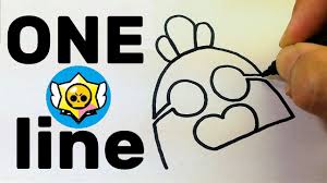 Brawl Stars One Line Drawing Tutorial One Line Art Challenge Spike Crow Bibi You might also be interested in coloring pages from brawl stars category. bizimtube creative diy ideas