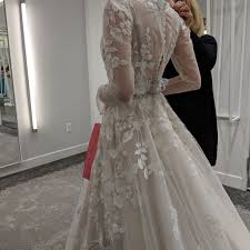Illusion Sleeve Plunging Ball Gown Wedding Dress David S Bridal Wedding Dresses Wedding Dresses Lace Ball Gown Wedding Dress