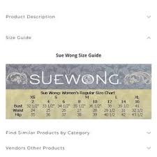Sue Wong Dress Size Chart Www Bedowntowndaytona Com