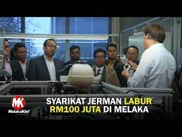 Hasil siasatan pihak berkuasa mendapati syarikat terbabit bertanggungjawab terhadap pencemaran itu, katanya. Syarikat Jerman Labur Rm100 Juta Di Melaka Melakakini