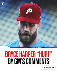 Trouble in paradise for Bryce Harper and the Phillies' front office? 😬  (via @theathletichq)
