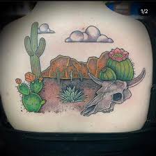 Maybe you would like to learn more about one of these? Desert Landscape Cover Up By Randy Lee Bayoucitybodyshop In Houston Tattoos