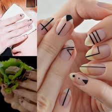 Exo Sehun Inspired Nails Minimal Nails Chic Nails Korean Nail Art