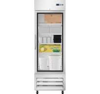 27 in. Commercial One Glass Door Convertible Reach-In Refrigerator/Freezer  with 23 Cu. Ft. Capacity in Stainless Steel, ETL Listed (KM-RIC-1DGD)