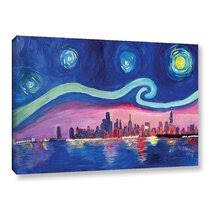 Starry night over the rhone by vincent van gogh oil painting reproduction canvas is designed by our own artists, we use premium ink with brilliant color to ensure high quality. Starry Night Canvas Wayfair