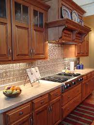 Want to use maple cabinets in the kitchen, and you need ideas on how to match them to the backsplash? Maple Cabinets With Tin Backsplash Traditional Kitchen Other By Valley Cabinet Inc Houzz