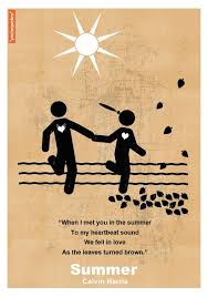 When I Met You In The Summer Calvin Harris When I Met You In The Summer To My Heartbeat Sound We Fell In Love As The Leaves Turned Brown Calvin Harris We Fall In Love Name That Tune Song Quotes