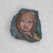 ÆTSNING. JOMFRU MARIA, JESUS-BARNET OG JOSEPH. Kunst