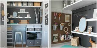 A bedroom to closet bedroom design. Small Office Organizing Ideas Closet Office Makeover