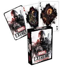 During this flush period, tom defalco requested they make a new hero called red squirrel man. Marvel Extreme Playing Cards