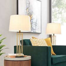 What table lamp styles will work best for me? Gold Flamingo Zack 29 Gold Table Lamp Set With Usb Reviews Wayfair