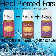 Heal Pierced Ears With Oils I Used This To Heal My Daughter S Ears After Getting Them Pierced Only Took 2 3 Wks Ear Piercings Young Living Oils Oils