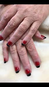 Black And Red Nail Ideas Christmas Red And Black Nails Burgundy Nails Red Nails Makeup Nails