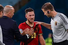 Eden hazard is playing with freedom for belgium in euro 2020 after leaving behind his troubles at real madrid, says coach roberto martinez. X6uus2b4igkalm