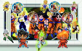 Maybe you would like to learn more about one of these? Amazon Com 8 Pcs Dragon Ball Z Balloons Double Side Dbz Super Saiyan Goku Gohan Character Birthday Party Decorations Toys Games
