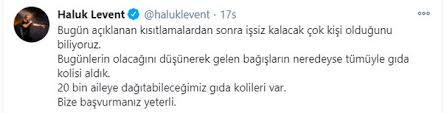 İçerisinde, gıda ve temizlik malzemesi bulunan yardım kolileri, sosyal ahbap derneği'nin, türkiye genelinde 30 bin iyilik gönüllüsü ile toplumsal dayanışmanın en güzel örneklerinden birisini. Haluk Levent Harekete Gecti Magazin Haberleri