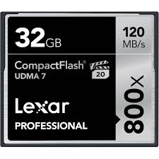 Sandisk extreme 32gb compactflash cf memory card udma7 read 120mb/s write 85mb/s. Lexar 32gb Compactflash Memory Card Professional Lcf32gcrbna800