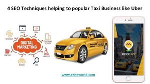 4 Seo Techniques Helping To Popular Taxi Business Like Uber Seo Techniques Personal Marketing Booking App