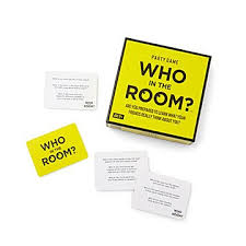Cricut Maker Projects Discover Who In The Room Party Game What Do Your Friends Really Think Of You In 2020 Tween Party Games Easy Party Games Graduation Party Games