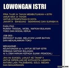 Bapak, ibu, supir yang kebetulan adalah suami saya sendiri dan saya sendiri. 5 Iklan Lowongan Kerja Yang Bikin Kamu Ngakak Seruni Id