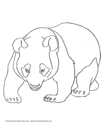 In the wild, they are discovered in thick bamboo forests, high up in the mountains of main china. Wild Animal Coloring Pages Panda Bear Walking Coloring Page And Coloring Home