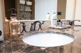 Extra durable and low cost sinks made from marble, granite and onyx. Brown Bathroom Countertops Project Usa Marble Granite