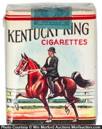 Cheap camel blue cigarettes online. Kentucky King Cigarette Pack Antique Advertising
