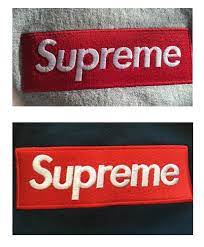 Supreme box logo legit check (real vs fake). Supreme Fake Vs Legit Bogo Supreme Logo Supreme Box Logo Hoodie Box Logo Hoodie