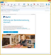 Banküberweisung {f} bank transfer giro transfer bank giro transfer bank wire transfer bank credit transfer bank remittancefin. Zahlung Per Bankuberweisung Storniert Von Paypal Schnedler Michael Gmx De Ist Phishing Vorsicht E Mail