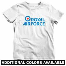 Details About Royal Air Force Kids T Shirt Baby Toddler Youth Tee Raf England Britain Logo