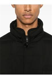 Black double-front jacket