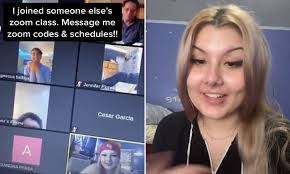 Welcome To Zoombombing This Teen Is Crashing Random Classes On Zoom Daily Mail Online Open the zoom app, and then tap. teen is crashing random classes on zoom