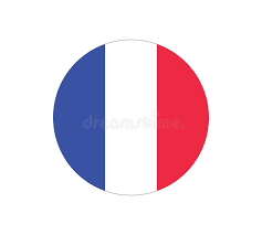 Frankrijk, officieel de franse republiek (frans: Ronde Vlag Van Frankrijk De Vlag Vectorpictogram Van Frankrijk Vlag Van Frankrijk Stock Illustratie Illustration Of Geschiedenis Ontwerp 121295212